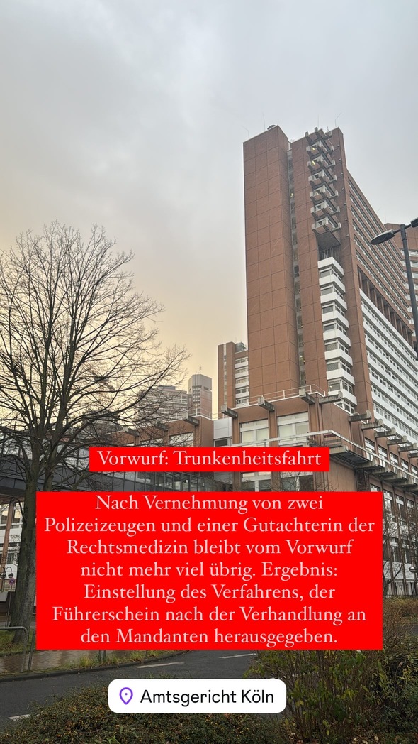 Anwalt bei Trunkenheit im Verkehr