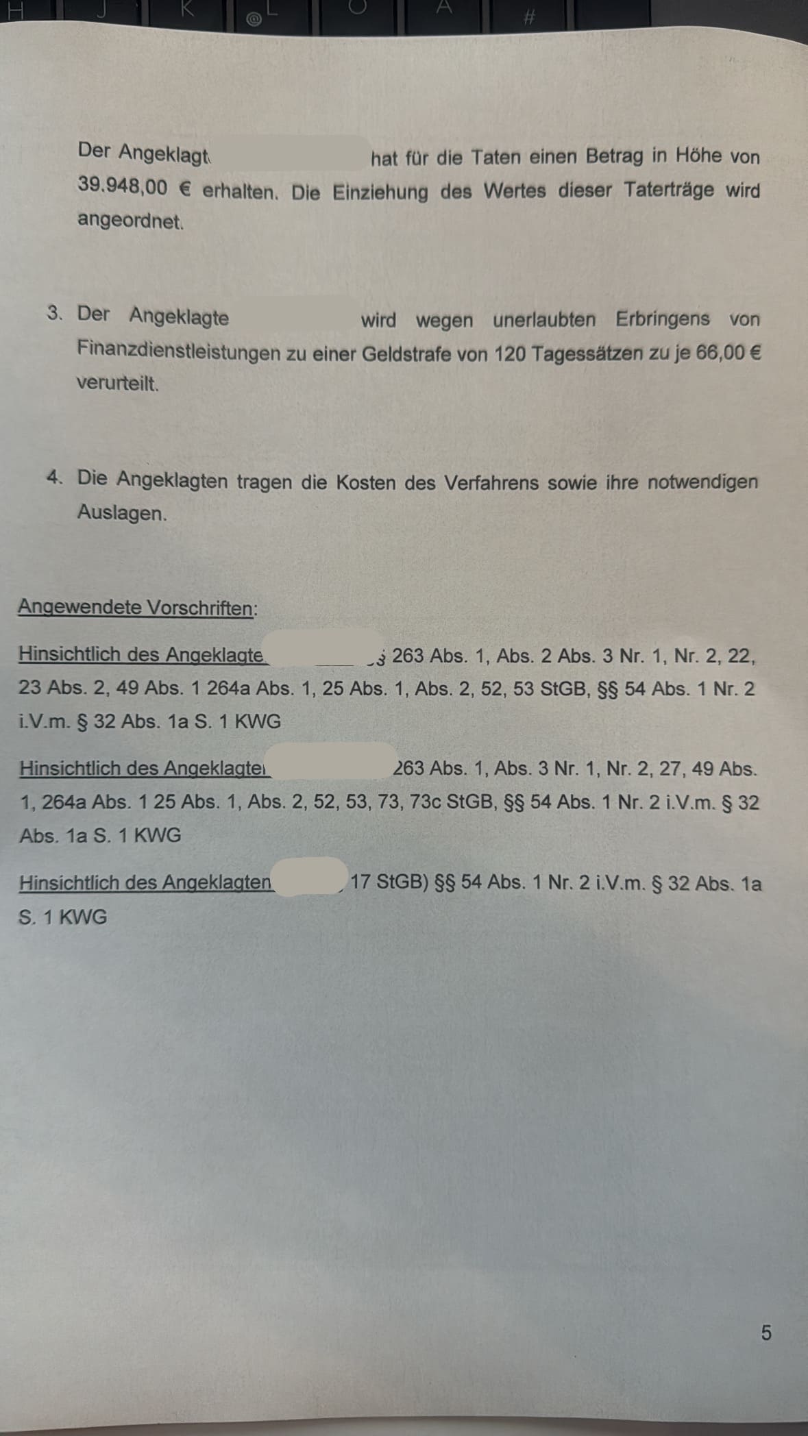 Erfolgreiche Verteidigung bei Aktienbetrug