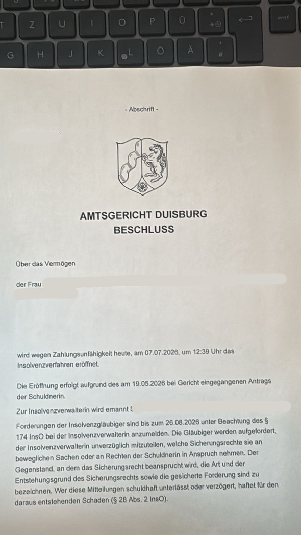 Privatinsolvenz Duisburg
