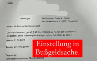 Neuss Bußgeldanwalt