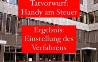Düsseldorf Handy am Steuer Anwalt