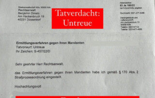 Anwalt für Untreue Tatvorwurf Köln