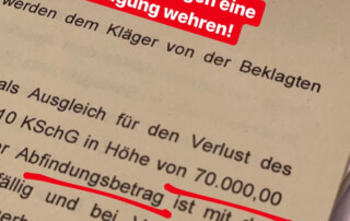 hohe Abfindung Kündigung