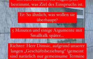 Erfolg in Bußgeldsache