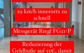 Bußgeld Düsseldorf Riegl FG21-P