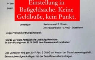 Anwalt für Bußgeldrecht