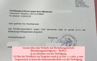 BtMG Drogen Anwalt Düsseldorf