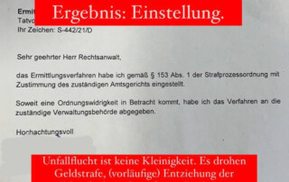 Unfallflucht Fahrerflucht Rechtsanwalt für Strafrecht