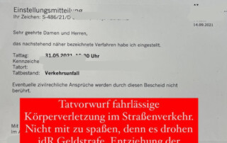 Fahrlässige Körperverletzung Anwalt