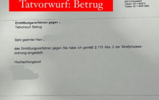 Betrug Düsseldorf Anwalt
