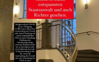 Nötigung Freispruch in Dortmund