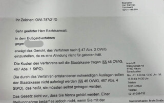 geblitzt Düsseldorf Anwalt