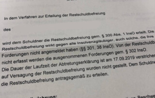 Privatinsolvenz Verbraucherinsolvenz Regelinsolvenz schuldenfrei Rechtsanwalt Krefeld Restschuldbefreiung